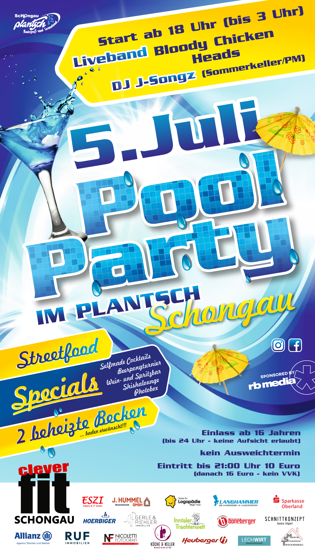 Poolparty Plakat