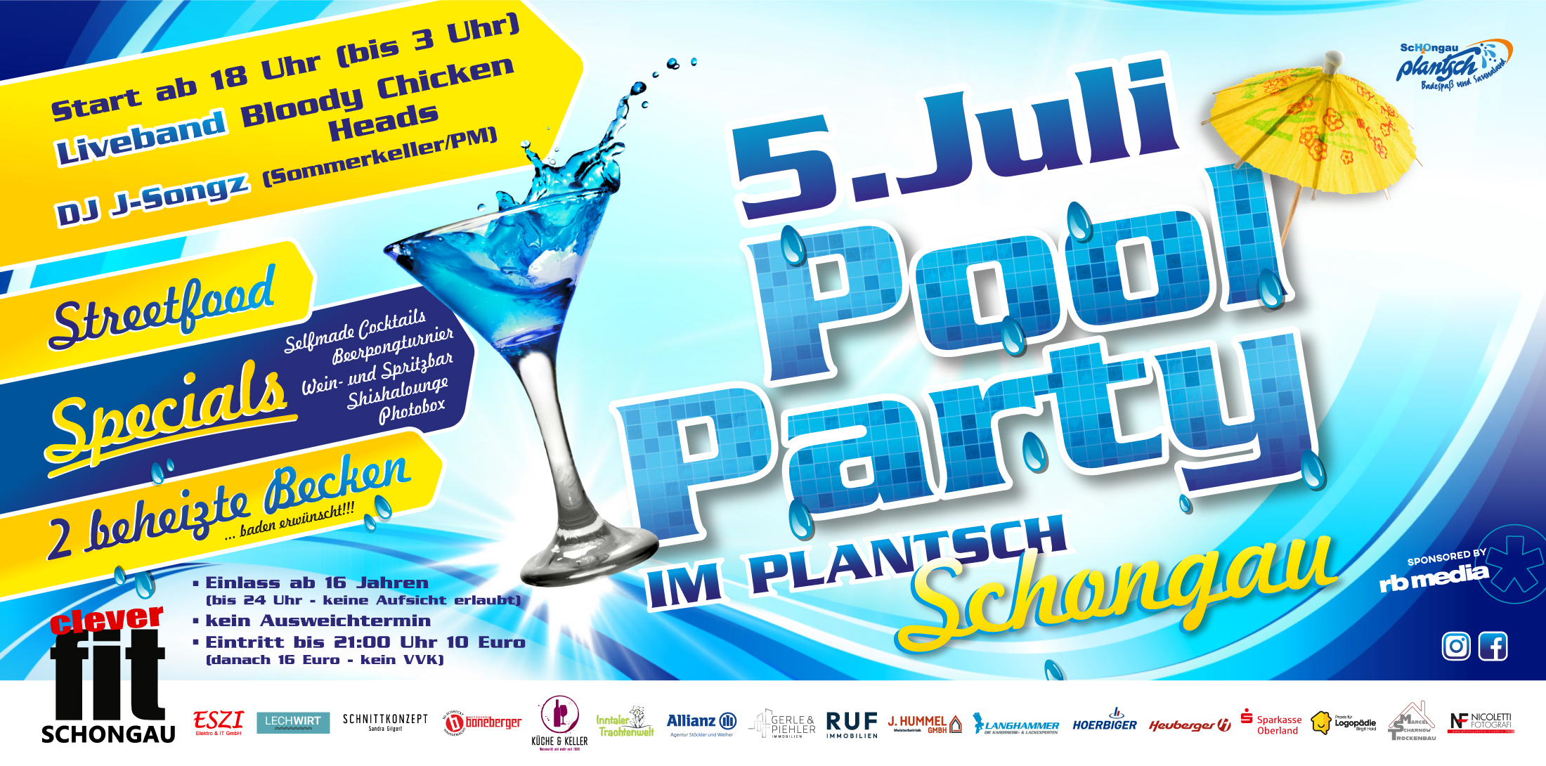 Poolparty Plakat